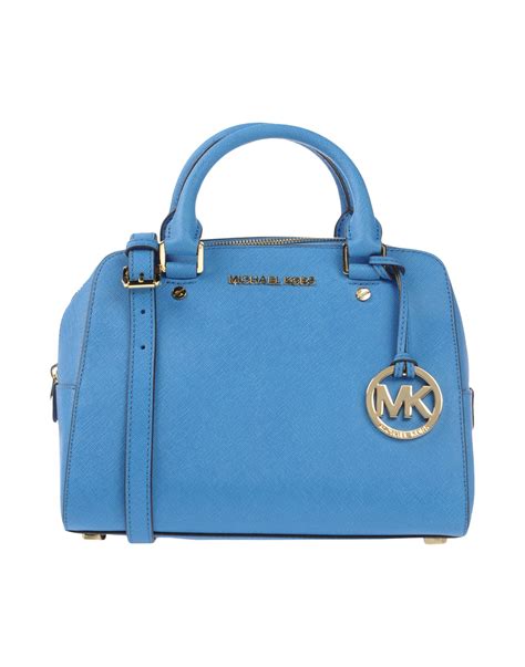 michael kors blue bag mk logo|Michael Kors outlet blue purse.